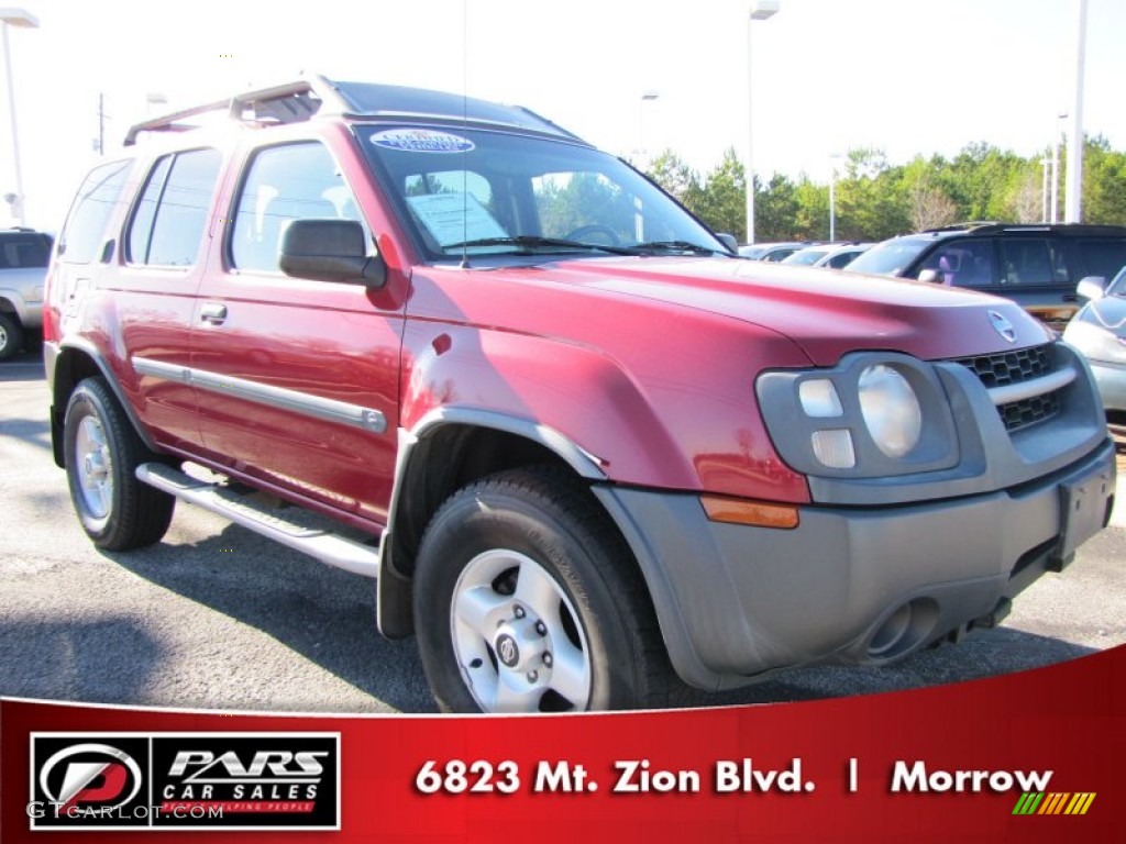 2002 Xterra XE V6 - Molten Lava Metallic / Gray Celadon photo #4