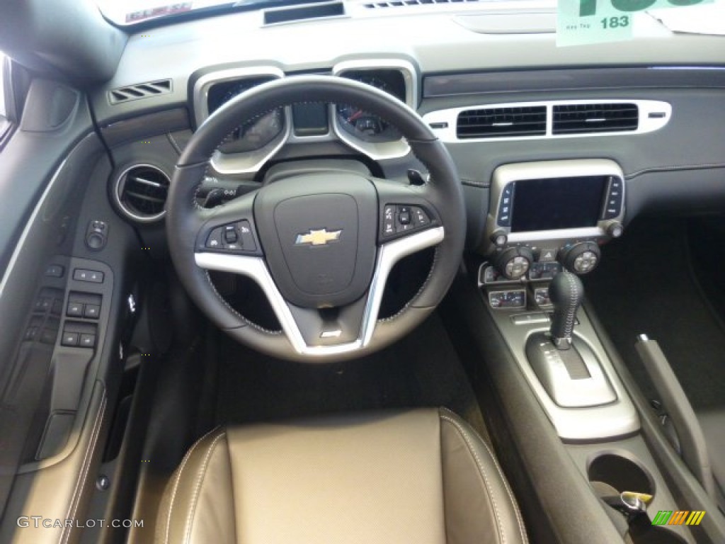 2013 Chevrolet Camaro SS/RS Convertible Black Dashboard Photo #74823241