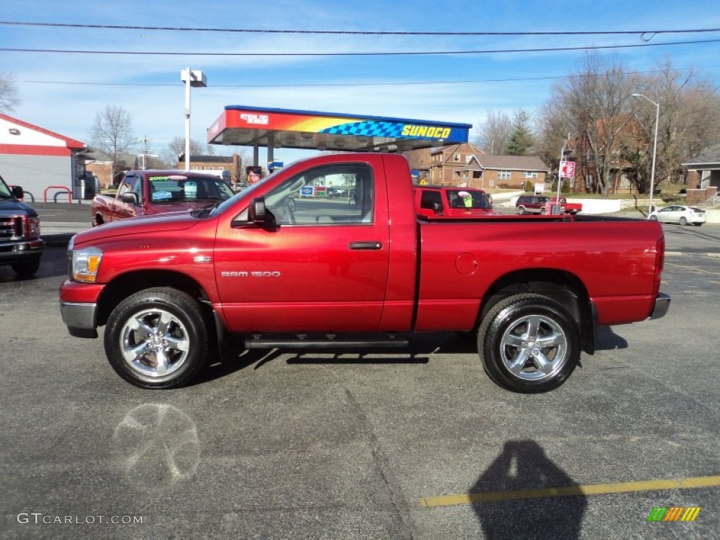 Inferno Red Crystal Pearl Dodge Ram 1500