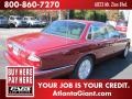 2000 Carnival Red Jaguar XJ XJ8  photo #3