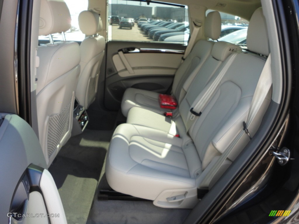 Limestone Gray Interior 2013 Audi Q7 3.0 TDI quattro Photo #74824217