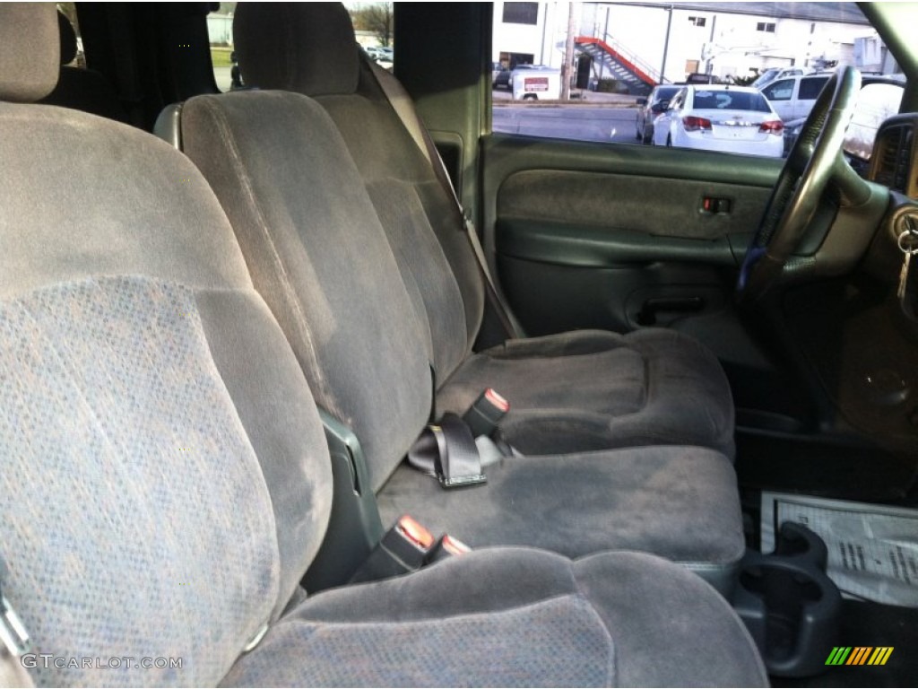 2002 Silverado 2500 LS Extended Cab 4x4 - Medium Charcoal Gray Metallic / Graphite photo #11