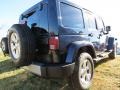 2013 True Blue Pearl Jeep Wrangler Unlimited Sahara 4x4  photo #3