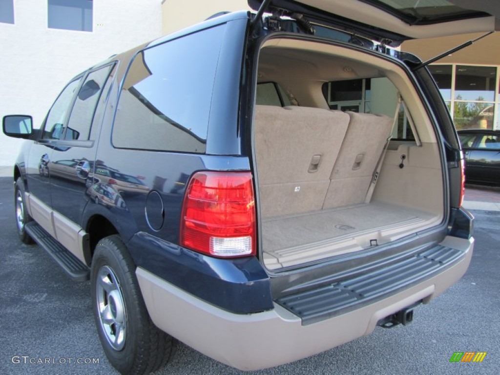 2003 Expedition XLT - True Blue Metallic / Medium Parchment photo #10