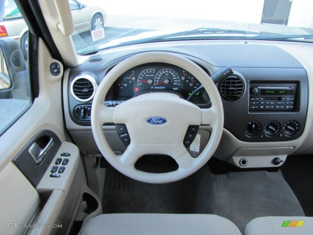 2003 Expedition XLT - True Blue Metallic / Medium Parchment photo #13
