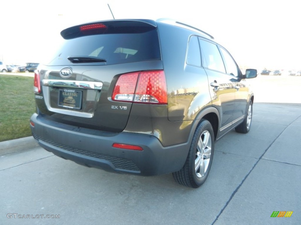 2012 Sorento EX V6 - Java Brown / Black photo #3