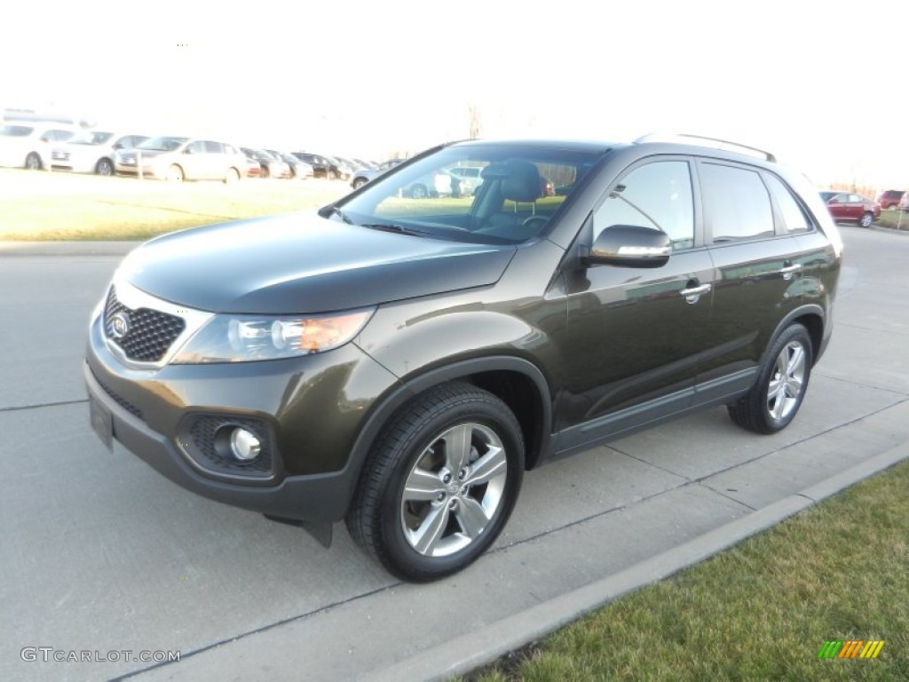 2012 Sorento EX V6 - Java Brown / Black photo #7