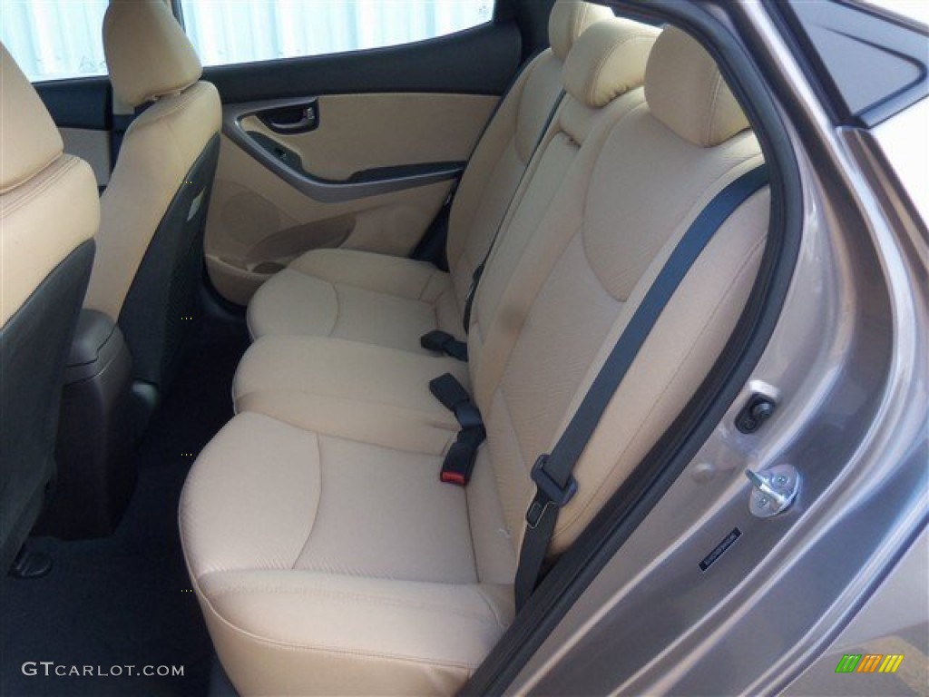 2013 Elantra GLS - Desert Bronze / Beige photo #11