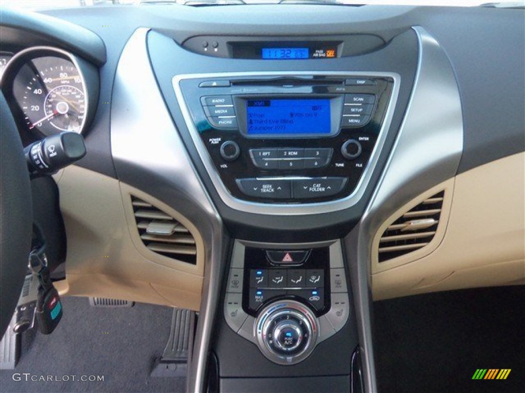 2013 Elantra GLS - Desert Bronze / Beige photo #13