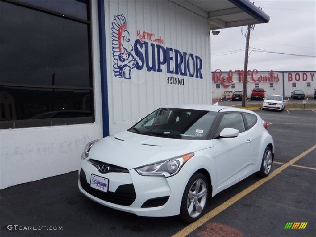 2013 Veloster  - Century White / Black photo #1