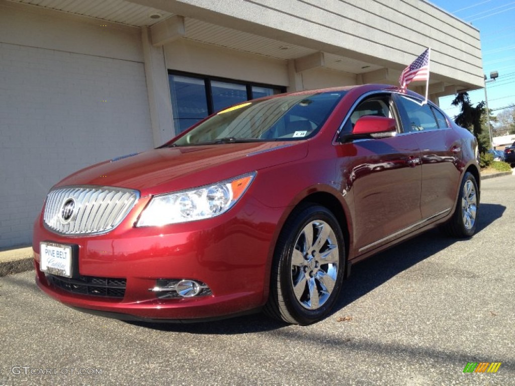 2010 LaCrosse CXS - Red Jewel Tintcoat / Dark Titanium/Light Titanium photo #1