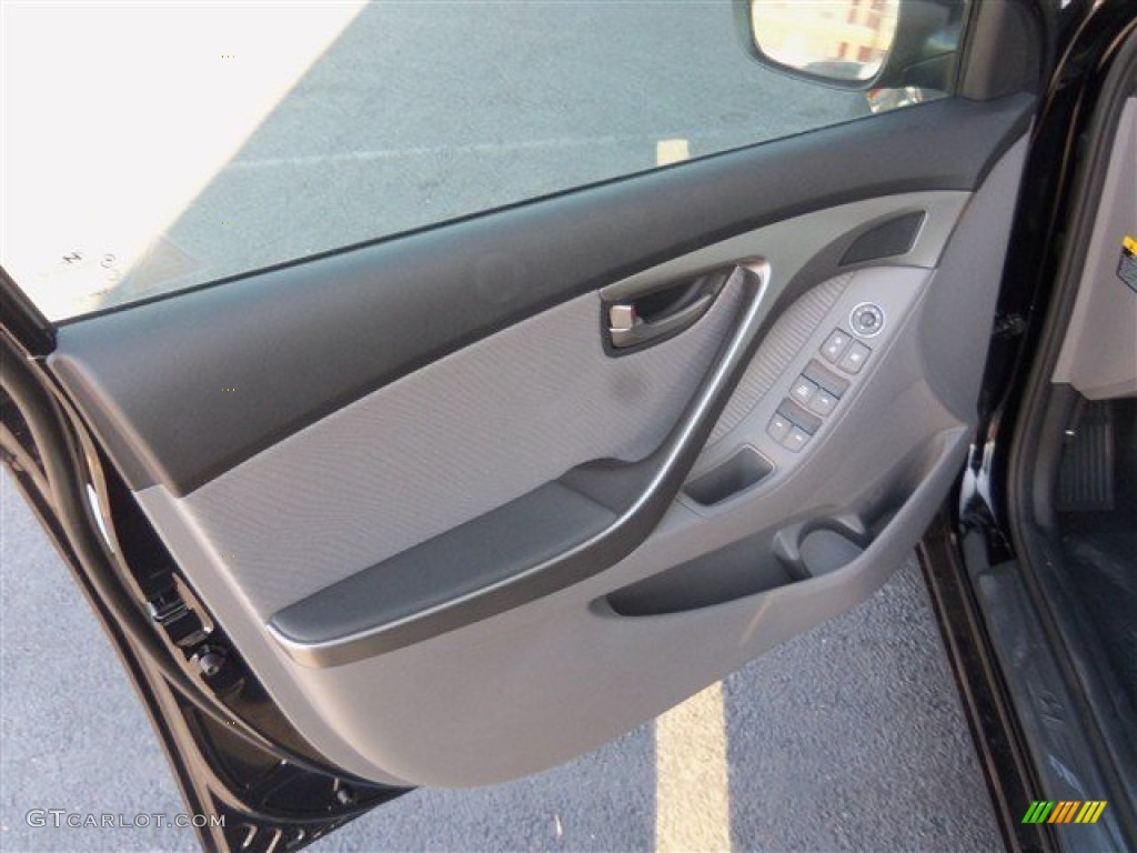 2013 Elantra GLS - Black / Gray photo #7