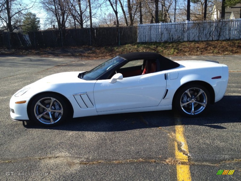 Arctic White 2010 Chevrolet Corvette Grand Sport Convertible Exterior Photo #74827759