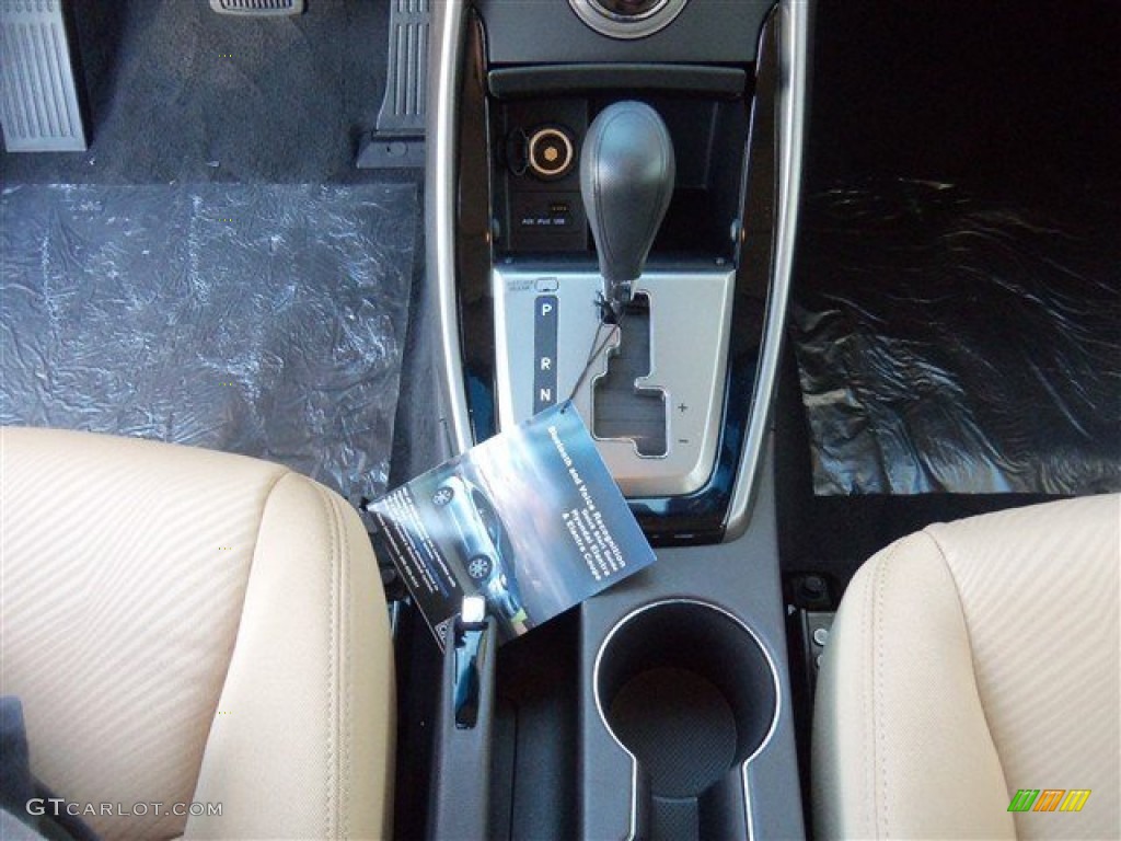 2013 Elantra GLS - Atlantic Blue / Beige photo #14
