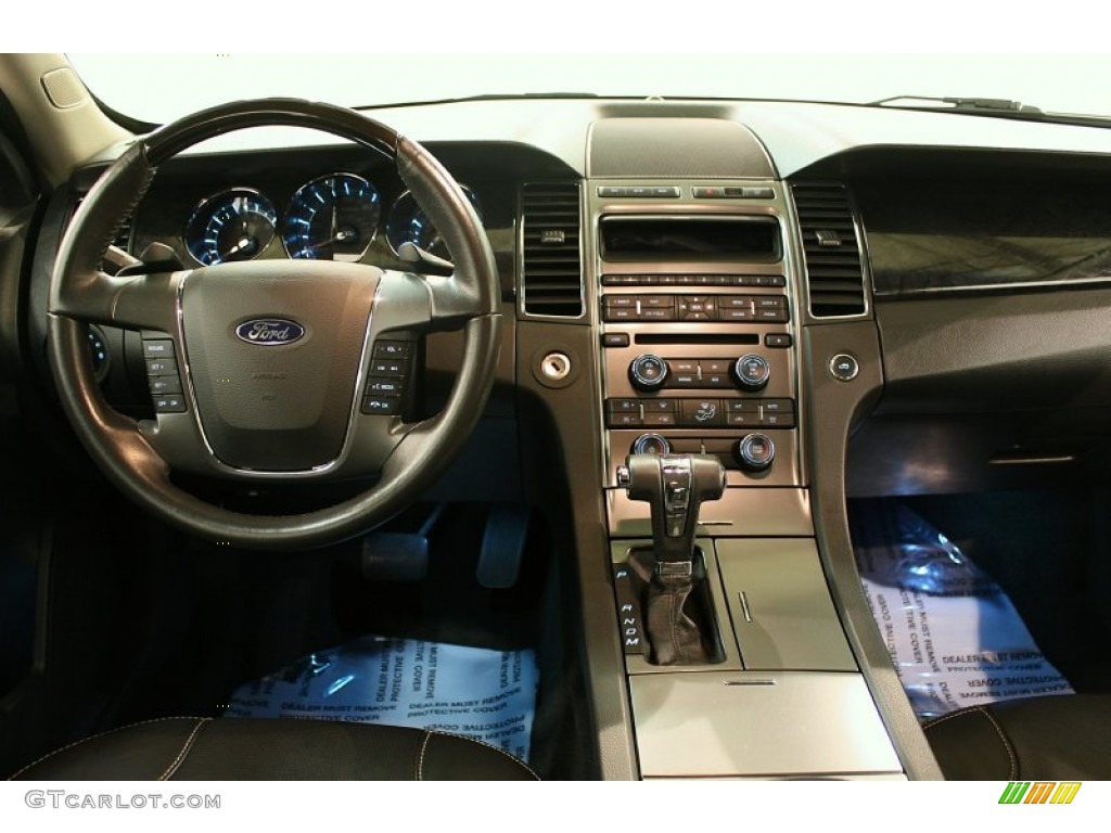 2012 Ford Taurus Limited Charcoal Black Dashboard Photo #74829935