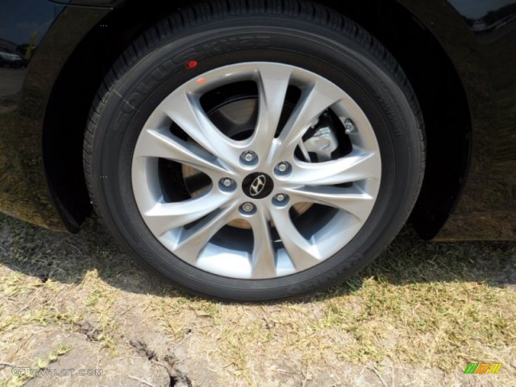 2011 Sonata Limited 2.0T - Midnight Black / Gray photo #11