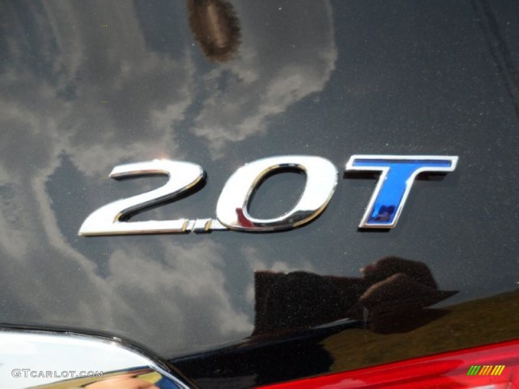 2011 Sonata Limited 2.0T - Midnight Black / Gray photo #16