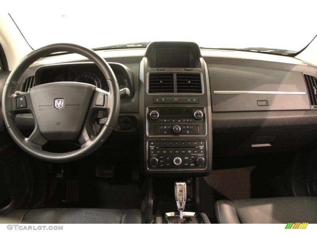 2010 Dodge Journey R/T AWD Dark Slate Gray Dashboard Photo #74830829