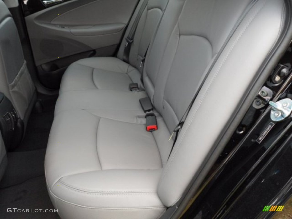 2011 Sonata Limited 2.0T - Midnight Black / Gray photo #23