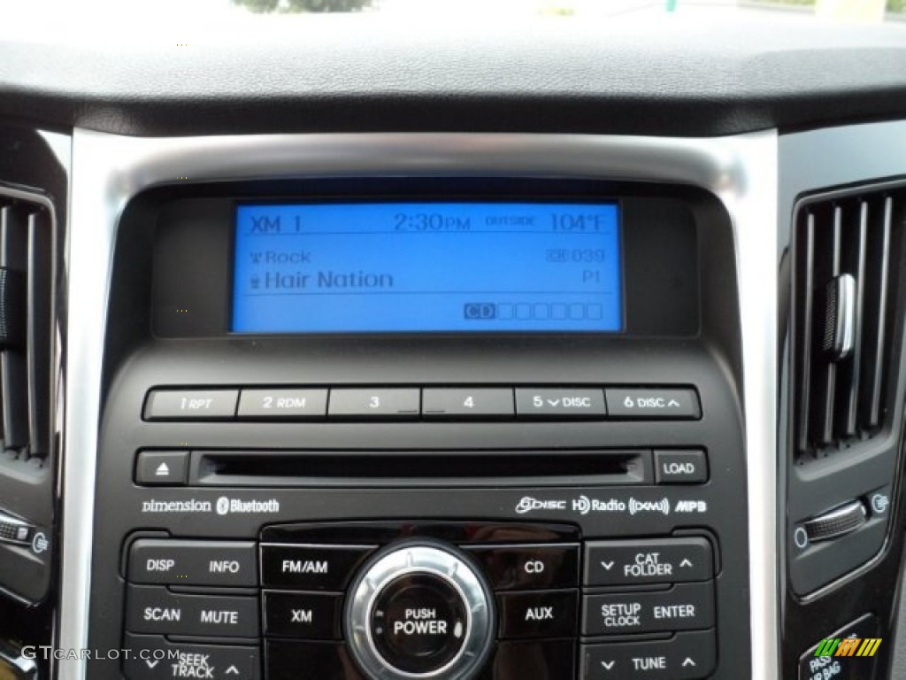 2011 Sonata Limited 2.0T - Midnight Black / Gray photo #31