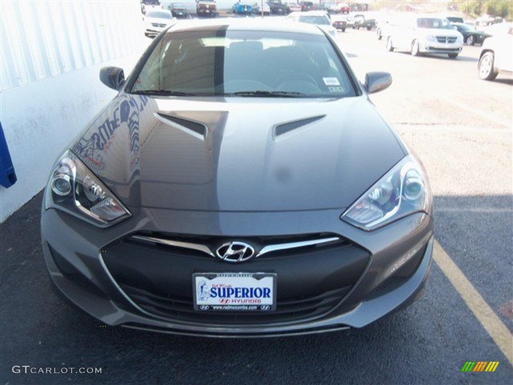 2013 Genesis Coupe 2.0T - Gran Premio Gray / Black Cloth photo #2