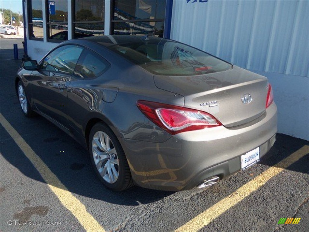 2013 Genesis Coupe 2.0T - Gran Premio Gray / Black Cloth photo #5