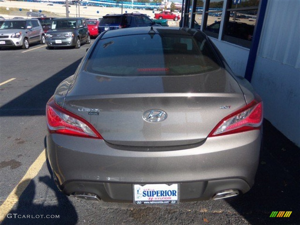 2013 Genesis Coupe 2.0T - Gran Premio Gray / Black Cloth photo #6