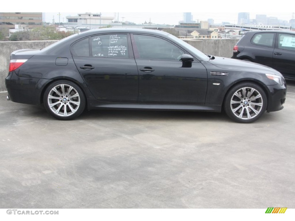 Black Sapphire Metallic 2007 BMW M5 Sedan Exterior Photo #74831996