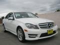 2013 Polar White Mercedes-Benz C 350 Sport  photo #1