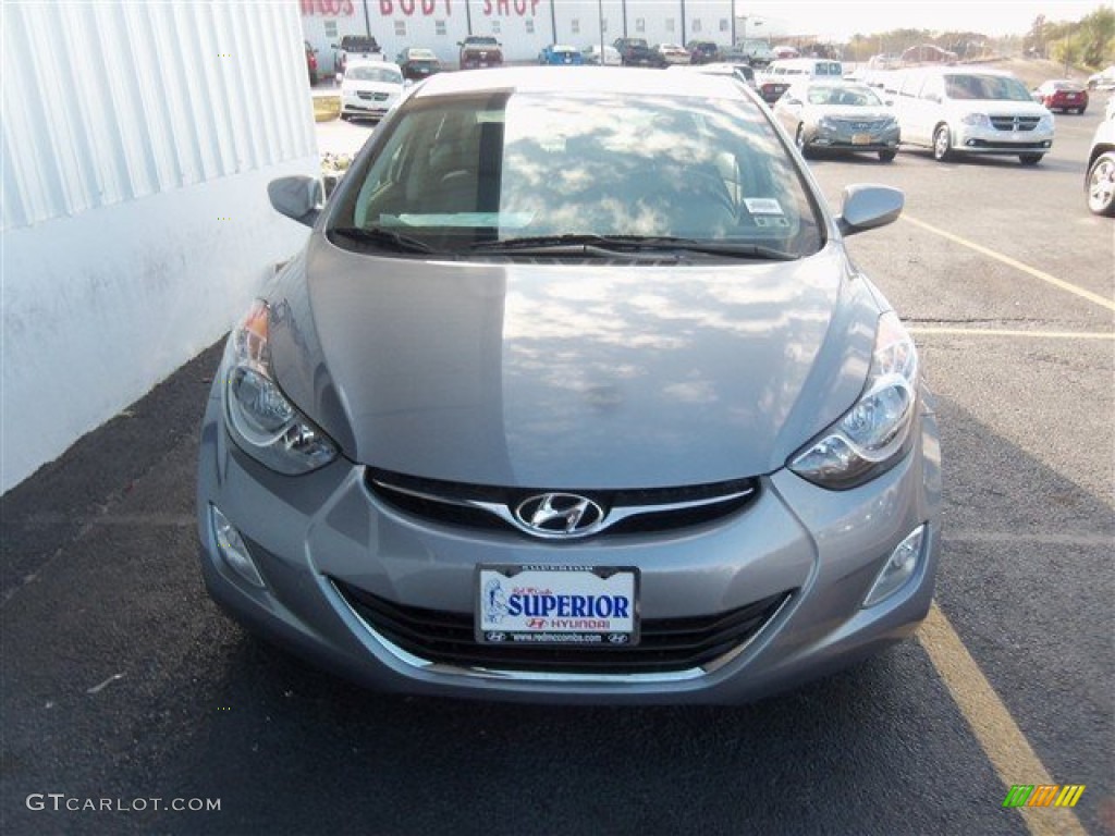 2013 Elantra GLS - Titanium Gray Metallic / Gray photo #2