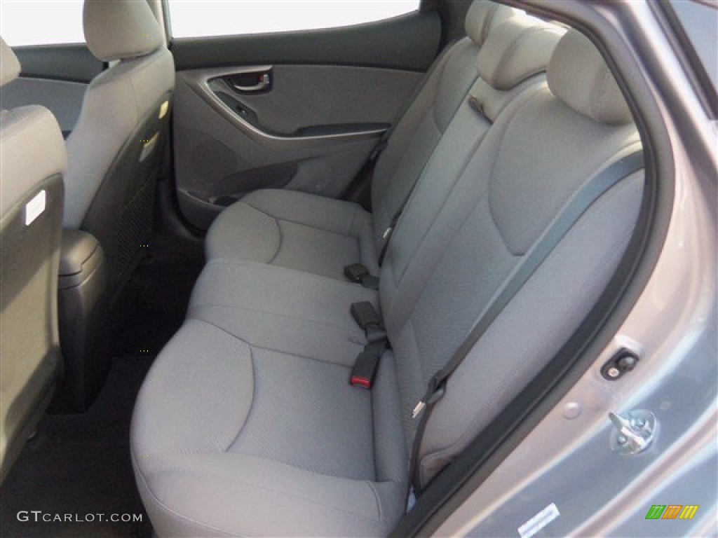 2013 Elantra GLS - Titanium Gray Metallic / Gray photo #11