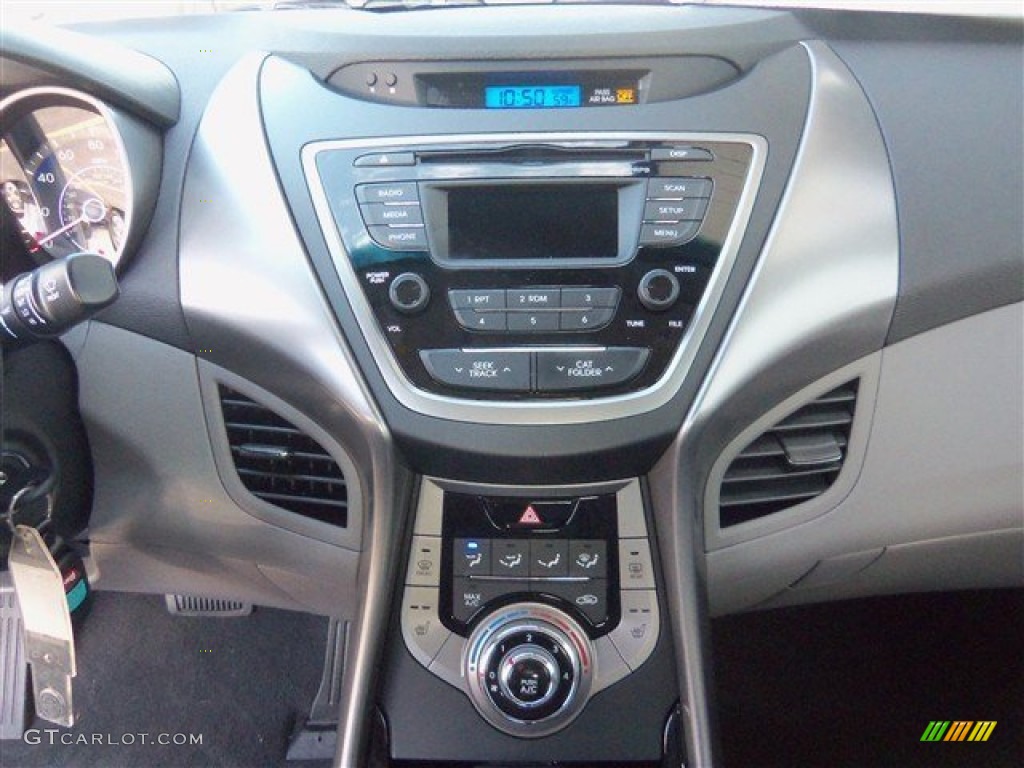 2013 Elantra GLS - Titanium Gray Metallic / Gray photo #13