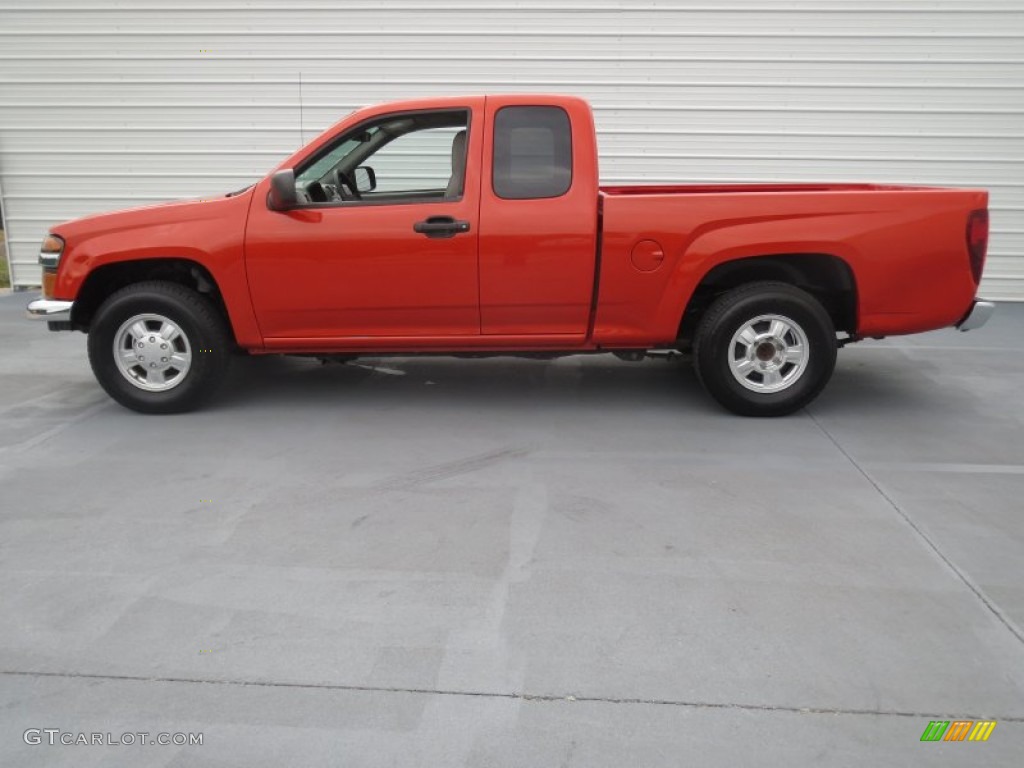 Radiant Orange Metallic 2008 Isuzu i-Series Truck i-290 S Extended Cab Exterior Photo #74833934