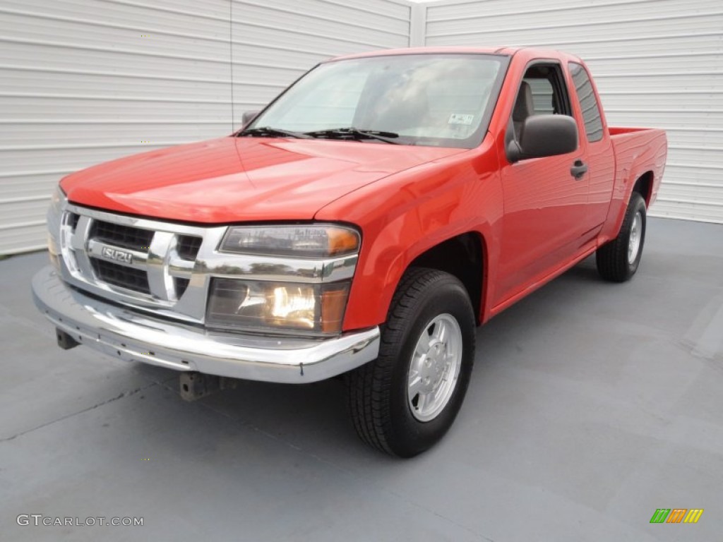 Radiant Orange Metallic 2008 Isuzu i-Series Truck i-290 S Extended Cab Exterior Photo #74833953