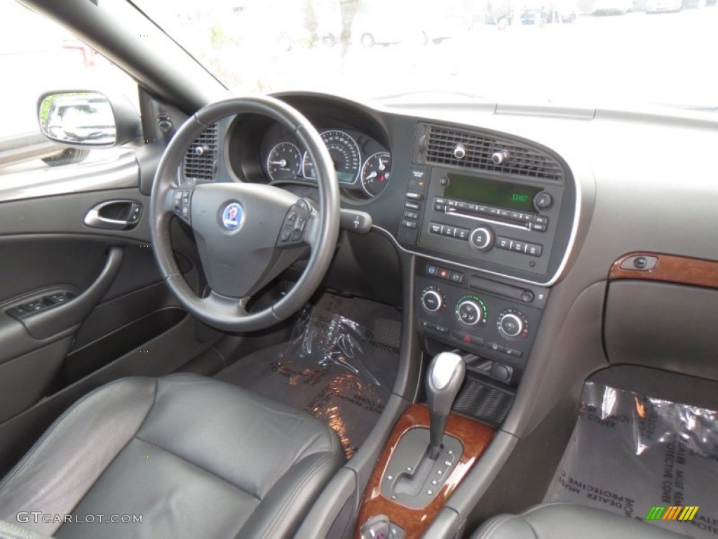 2010 Saab 9-3 2.0T Convertible Black Dashboard Photo #74834501