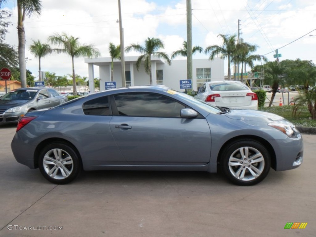 2011 Altima 2.5 S Coupe - Ocean Gray / Charcoal photo #6