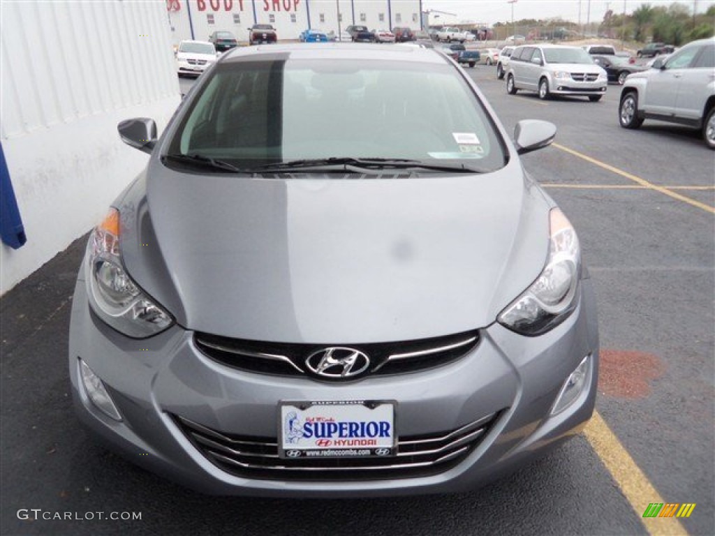 2013 Elantra Limited - Titanium Gray Metallic / Gray photo #2