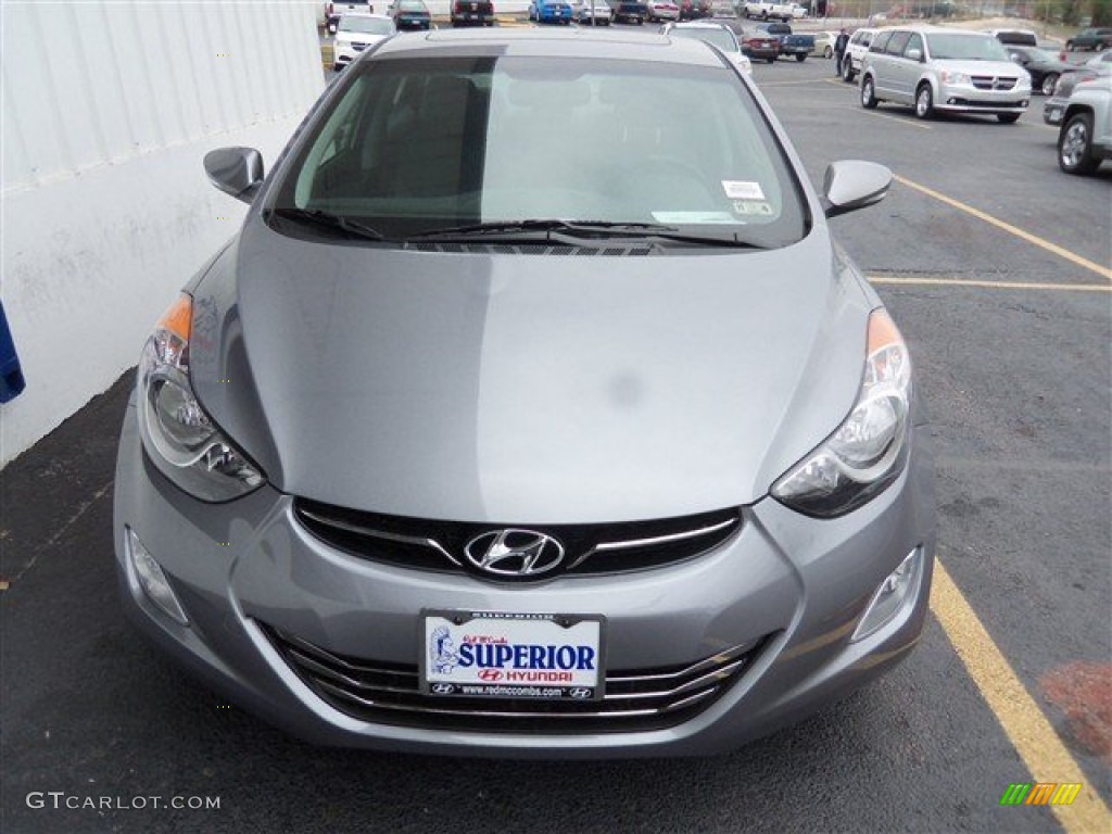 2013 Elantra Limited - Titanium Gray Metallic / Gray photo #2