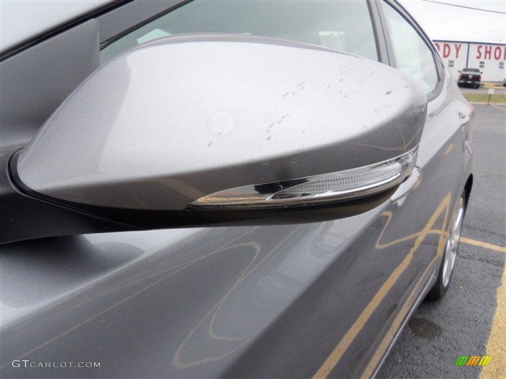 2013 Elantra Limited - Titanium Gray Metallic / Gray photo #4