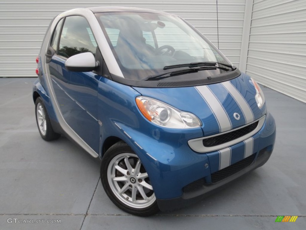 Blue Metallic 2009 Smart fortwo passion coupe Exterior Photo #74836437