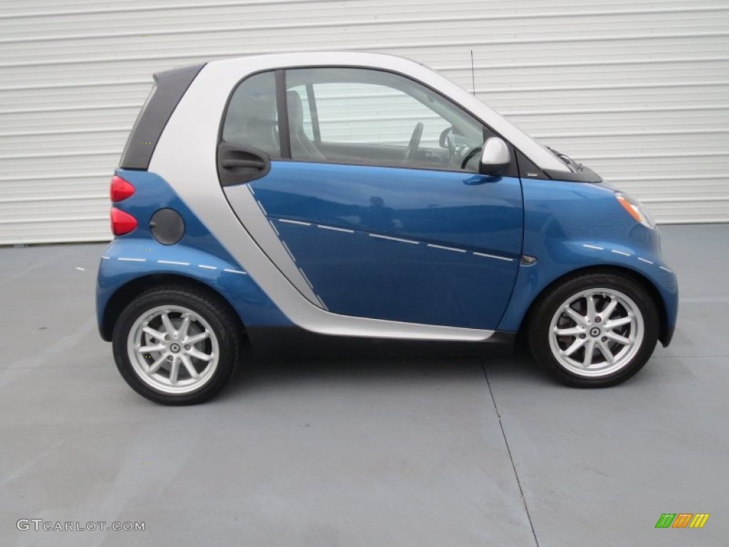 Blue Metallic 2009 Smart fortwo passion coupe Exterior Photo #74836460