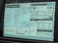 2013 Honda Civic EX Sedan Window Sticker