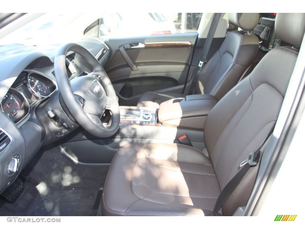 2013 Audi Q7 3.0 S Line quattro Front Seat Photo #74839521