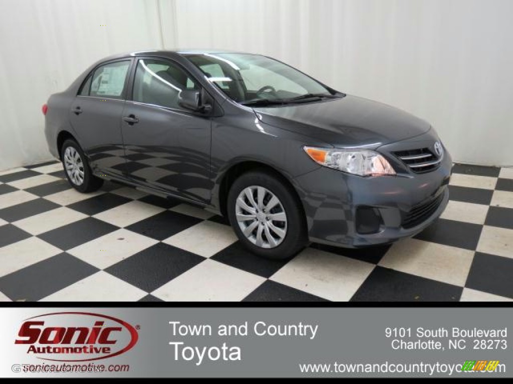 2013 Corolla LE - Magnetic Gray Metallic / Ash photo #1