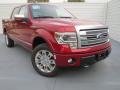 2013 Ruby Red Metallic Ford F150 Platinum SuperCrew 4x4  photo #1