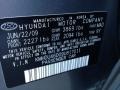  2009 Elantra GLS Sedan Carbon Gray Color Code MAD