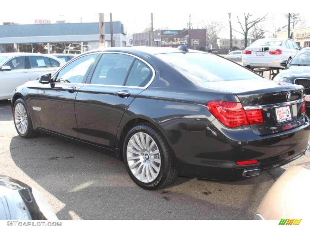 2012 7 Series 750i xDrive Sedan - Dark Graphite Metallic / Black photo #7
