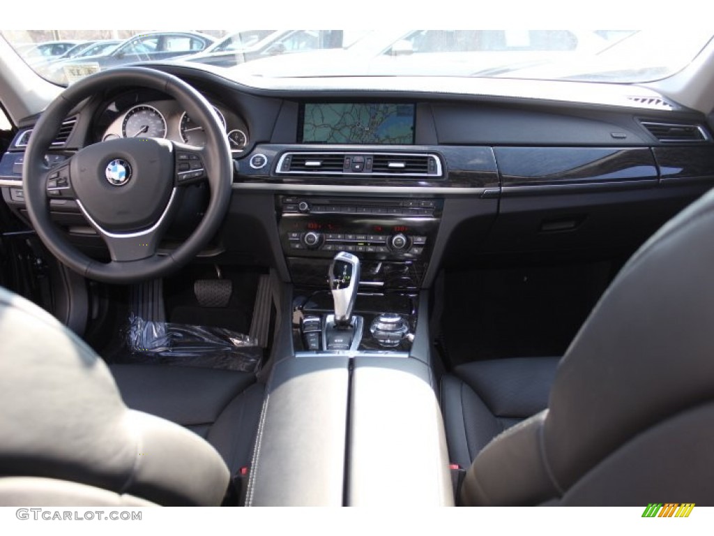 2012 BMW 7 Series 750i xDrive Sedan Black Dashboard Photo #74841441