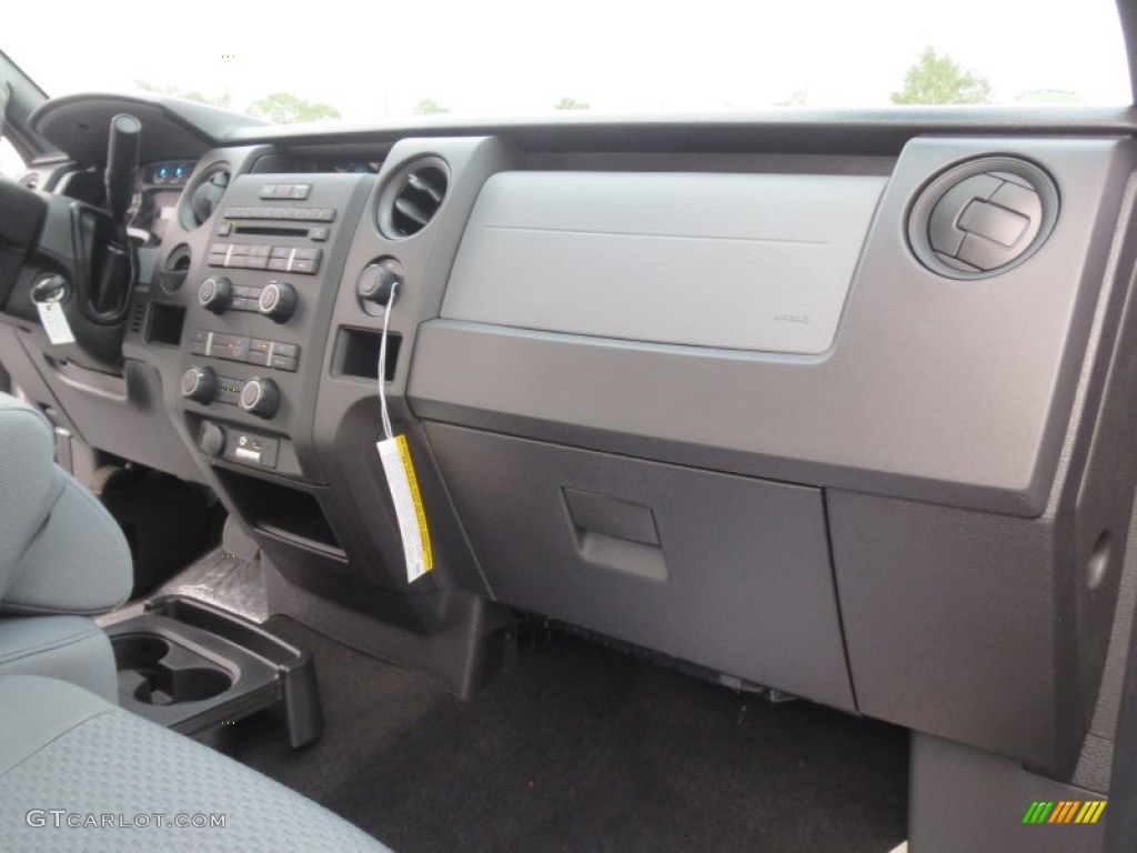 2013 Ford F150 STX Regular Cab Steel Gray Dashboard Photo #74841773