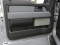 Steel Gray 2013 Ford F150 STX Regular Cab Door Panel